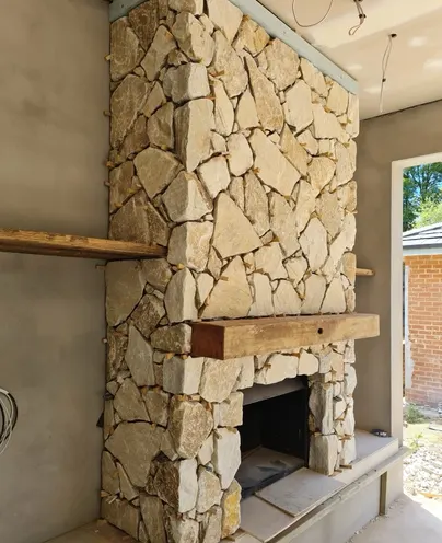 Manufactured Stone Veneer Installation detail view