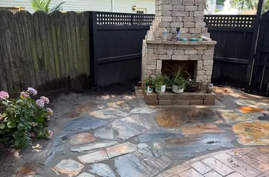 Outdoor Fireplace Options example