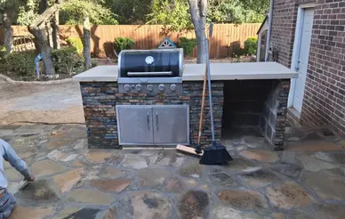 Outdoor Kitchen Masonry example