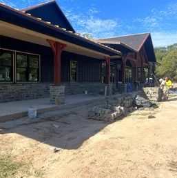 Stone Column Bases and Wainscot on a Craftsman Porch, photo 1
