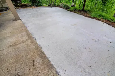 Flagstone Patio Over an Existing Concrete Slab detail