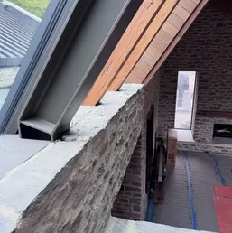 Interior Stone Veneer Columns in an Open Kitchen, photo 4