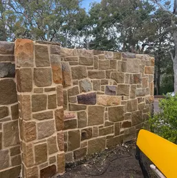 Sandstone Ashlar Garden Wall, photo 3