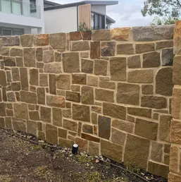 Sandstone Ashlar Garden Wall, photo 4