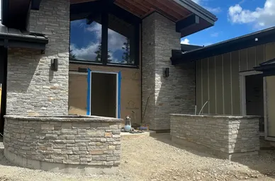 Dark stone wall example 3