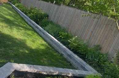Types of Stone Retaining Walls example