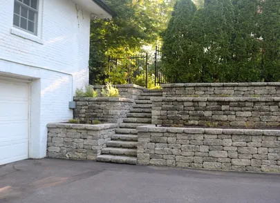 Stone Steps Installation process