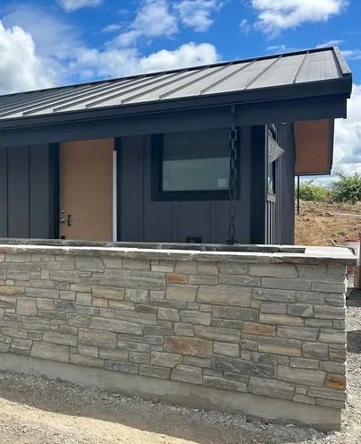 Stone Veneer Installation detail view