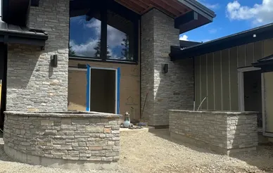 Stone Veneer Installation example