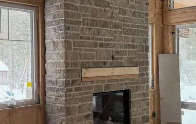 Stone Veneer Repair example